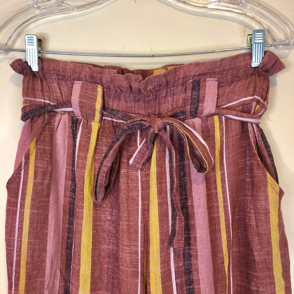 NEW LOOK ✌️ Sz. S linen bell bottom trousers - Picture 3 of 5